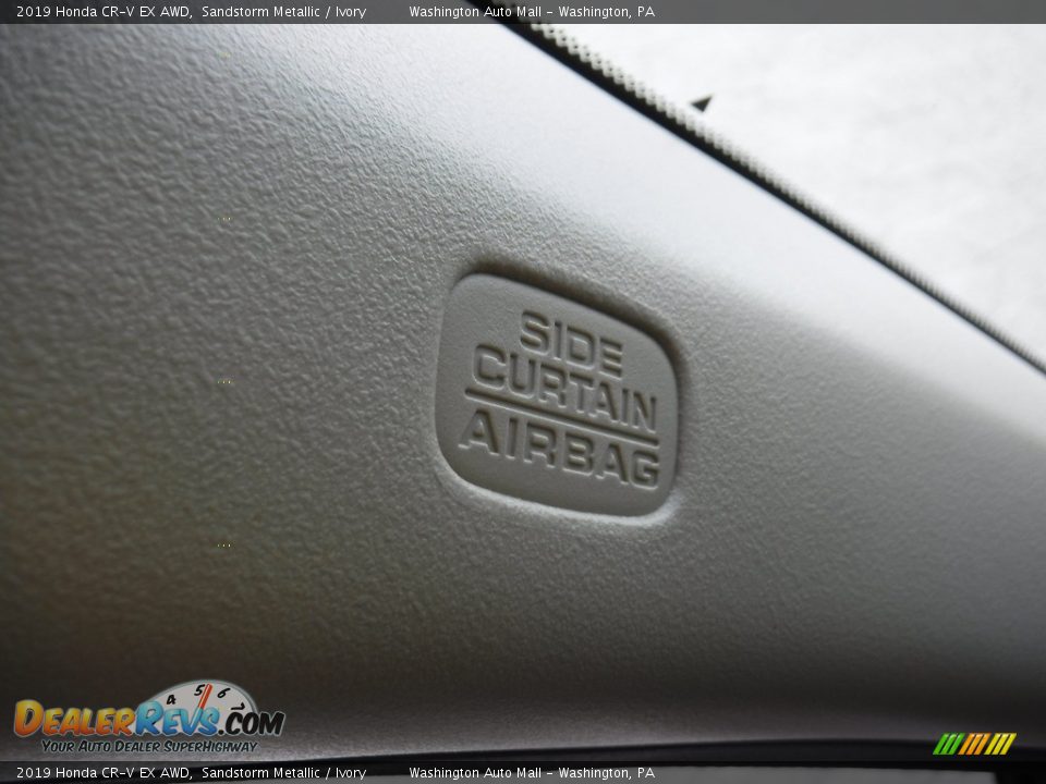 2019 Honda CR-V EX AWD Sandstorm Metallic / Ivory Photo #25