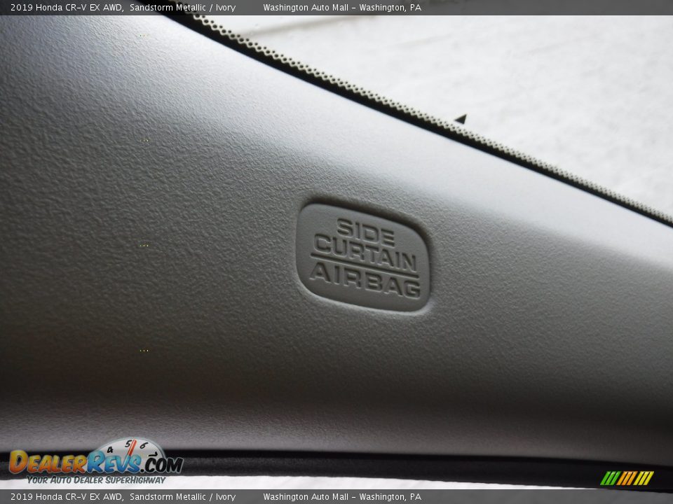 2019 Honda CR-V EX AWD Sandstorm Metallic / Ivory Photo #27