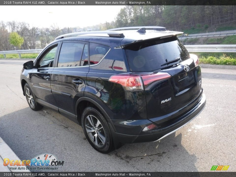 2018 Toyota RAV4 XLE AWD Galactic Aqua Mica / Black Photo #14