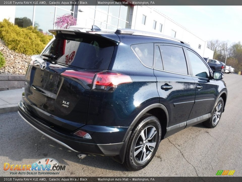 2018 Toyota RAV4 XLE AWD Galactic Aqua Mica / Black Photo #17