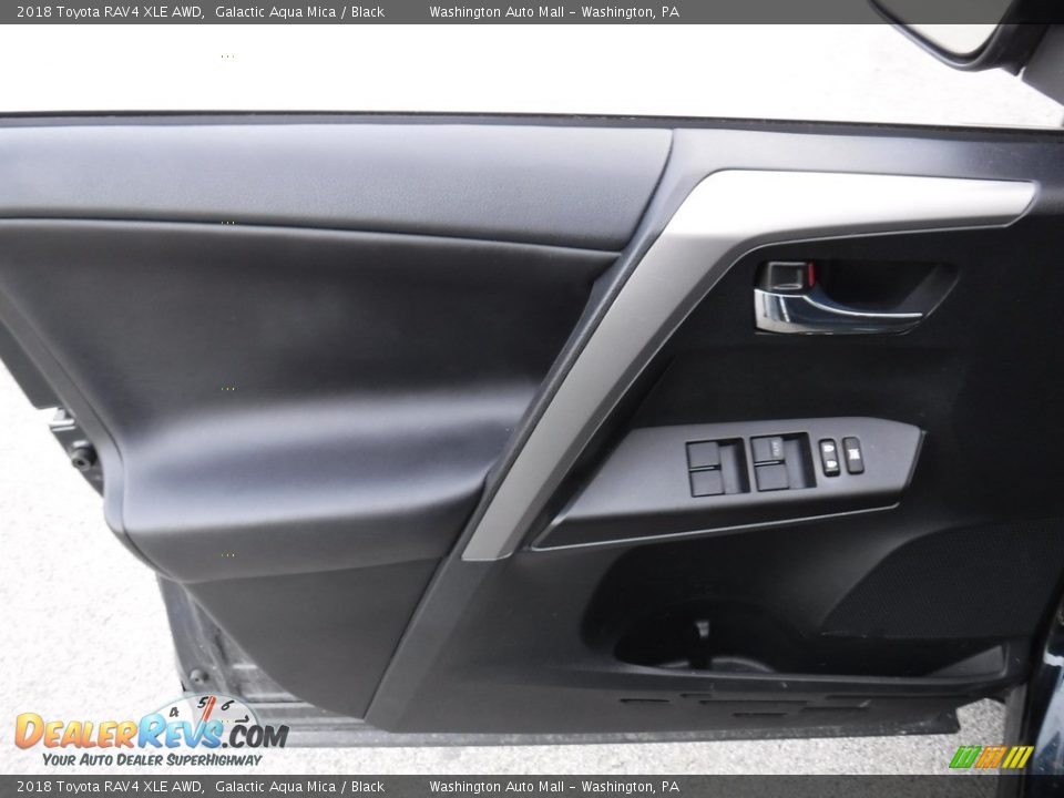2018 Toyota RAV4 XLE AWD Galactic Aqua Mica / Black Photo #19
