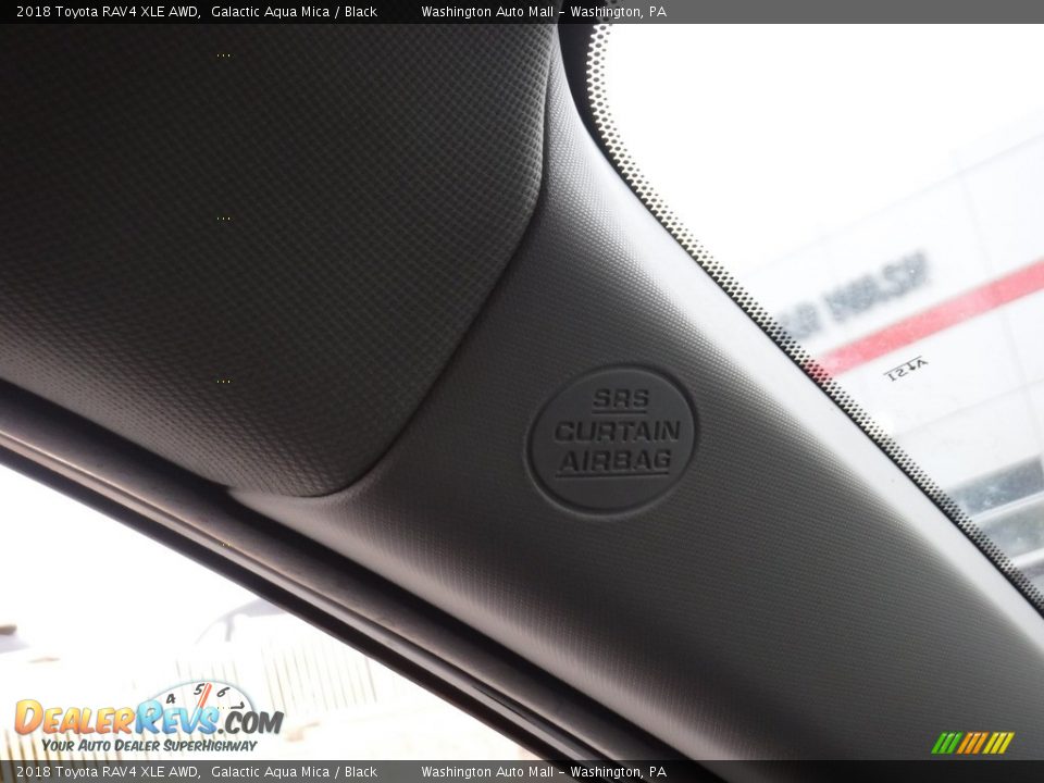 2018 Toyota RAV4 XLE AWD Galactic Aqua Mica / Black Photo #24