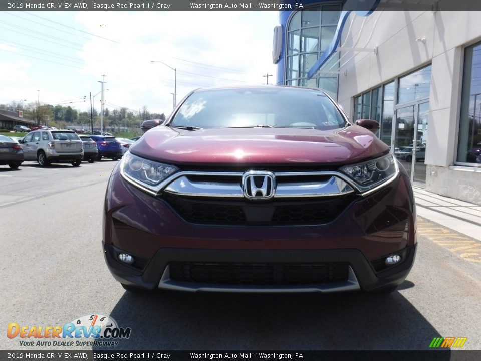 2019 Honda CR-V EX AWD Basque Red Pearl II / Gray Photo #5