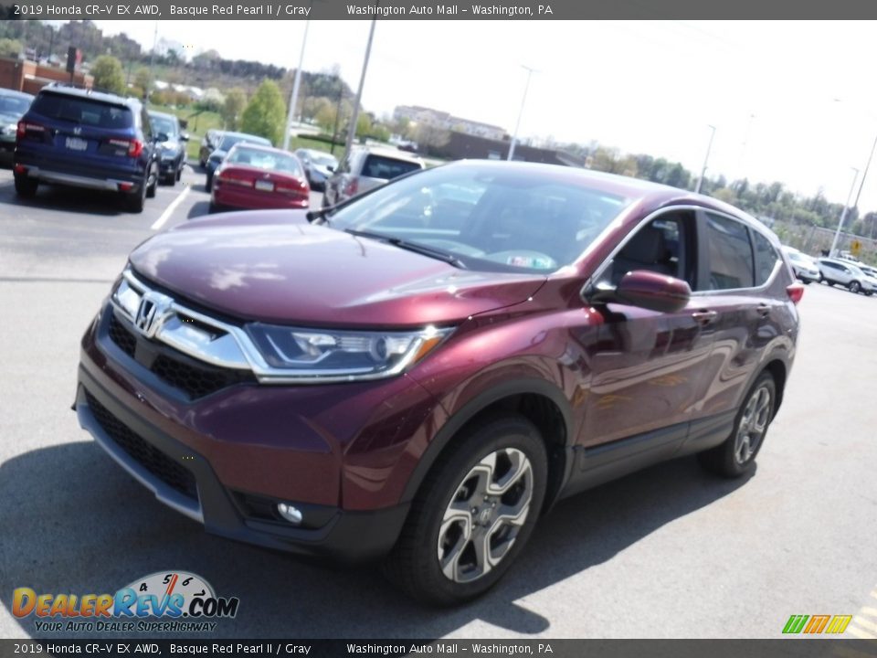 2019 Honda CR-V EX AWD Basque Red Pearl II / Gray Photo #6