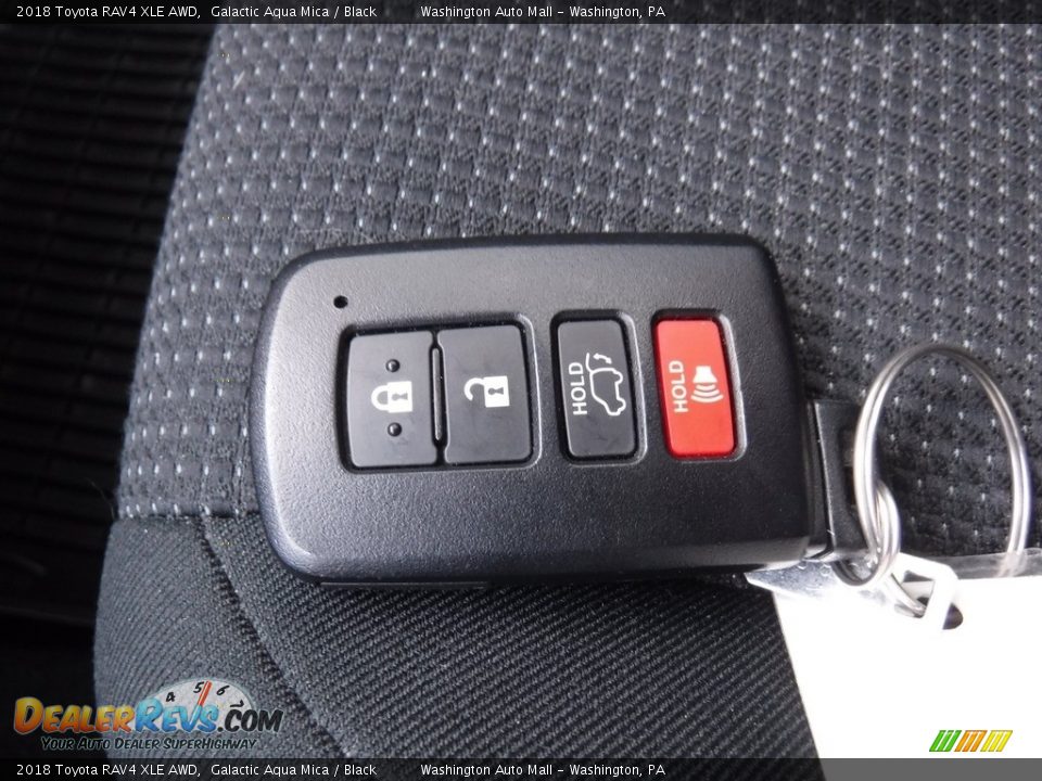 2018 Toyota RAV4 XLE AWD Galactic Aqua Mica / Black Photo #29