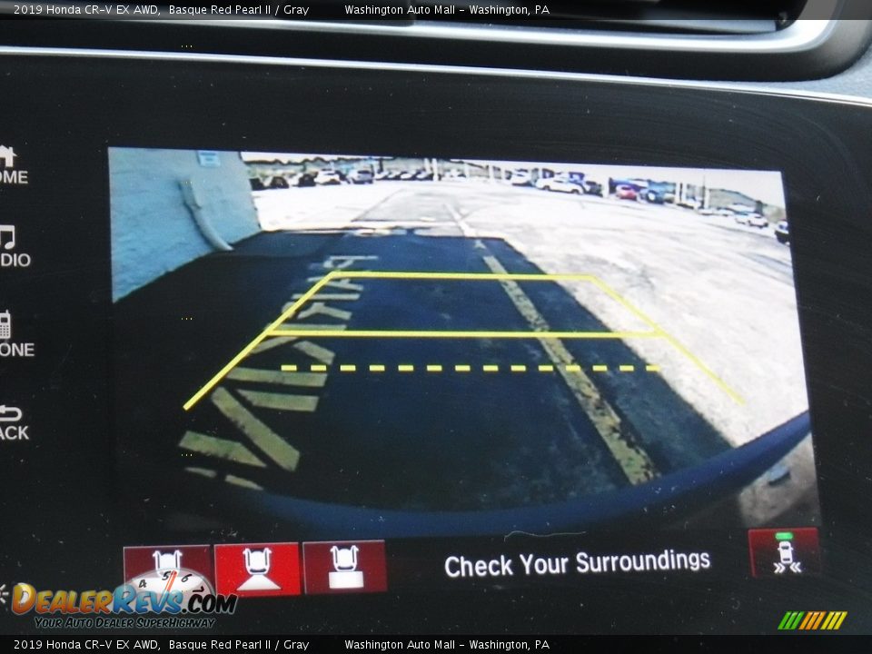 2019 Honda CR-V EX AWD Basque Red Pearl II / Gray Photo #21