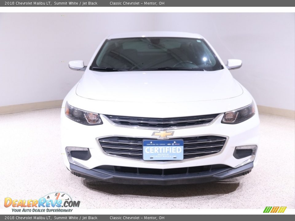 2018 Chevrolet Malibu LT Summit White / Jet Black Photo #2