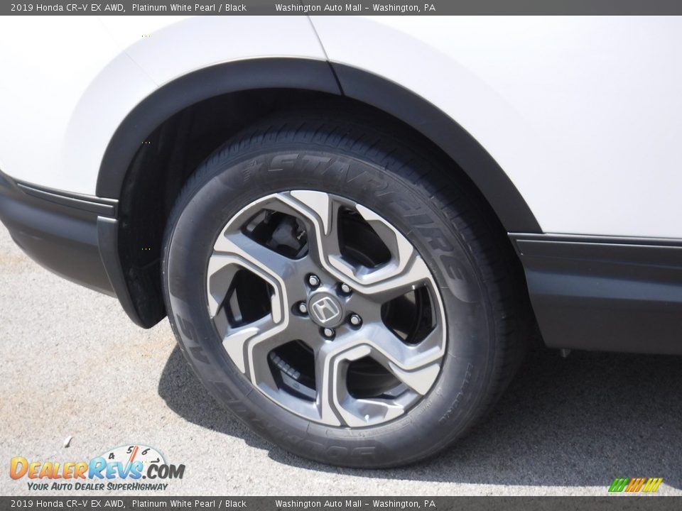 2019 Honda CR-V EX AWD Platinum White Pearl / Black Photo #3