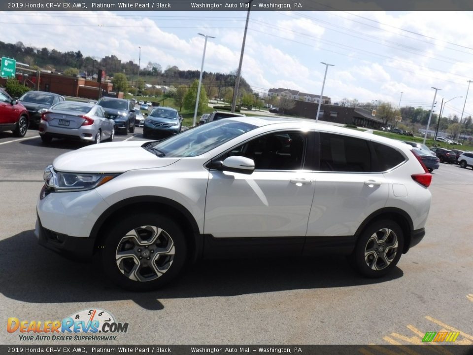 2019 Honda CR-V EX AWD Platinum White Pearl / Black Photo #7