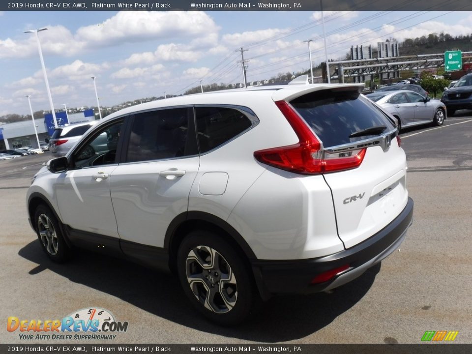 2019 Honda CR-V EX AWD Platinum White Pearl / Black Photo #8