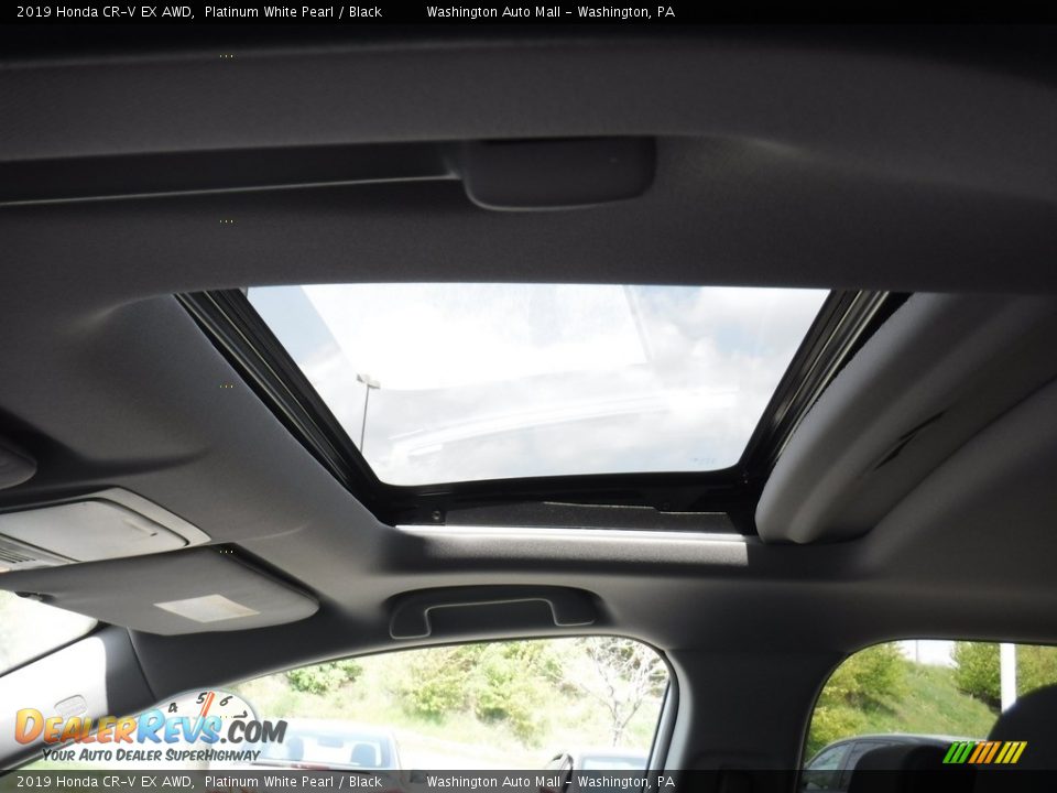 2019 Honda CR-V EX AWD Platinum White Pearl / Black Photo #12