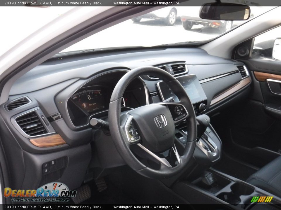 2019 Honda CR-V EX AWD Platinum White Pearl / Black Photo #14