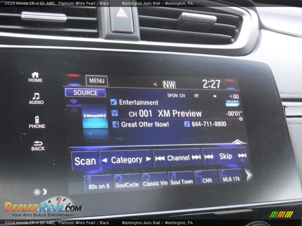2019 Honda CR-V EX AWD Platinum White Pearl / Black Photo #19