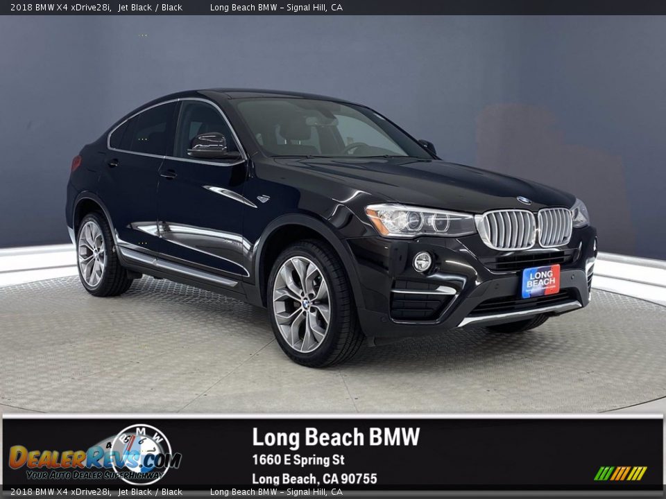 2018 BMW X4 xDrive28i Jet Black / Black Photo #1