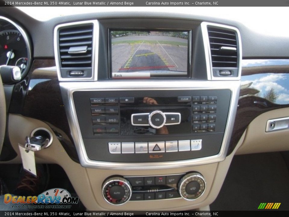 2014 Mercedes-Benz ML 350 4Matic Lunar Blue Metallic / Almond Beige Photo #16