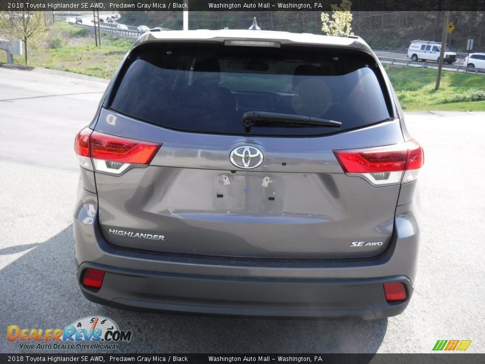 2018 Toyota Highlander SE AWD Predawn Gray Mica / Black Photo #16