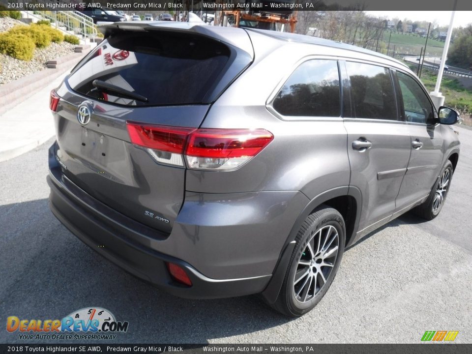 2018 Toyota Highlander SE AWD Predawn Gray Mica / Black Photo #18