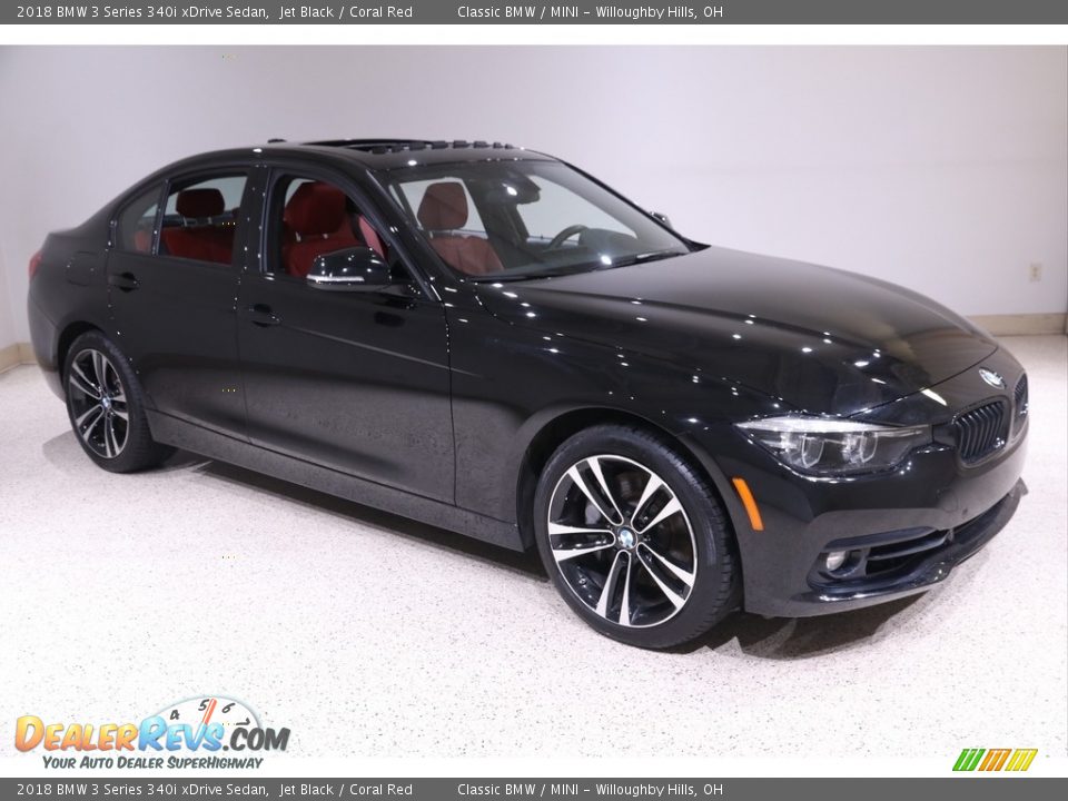 Jet Black 2018 BMW 3 Series 340i xDrive Sedan Photo #1