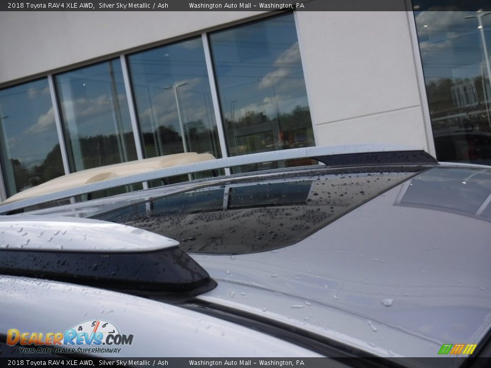 2018 Toyota RAV4 XLE AWD Silver Sky Metallic / Ash Photo #3