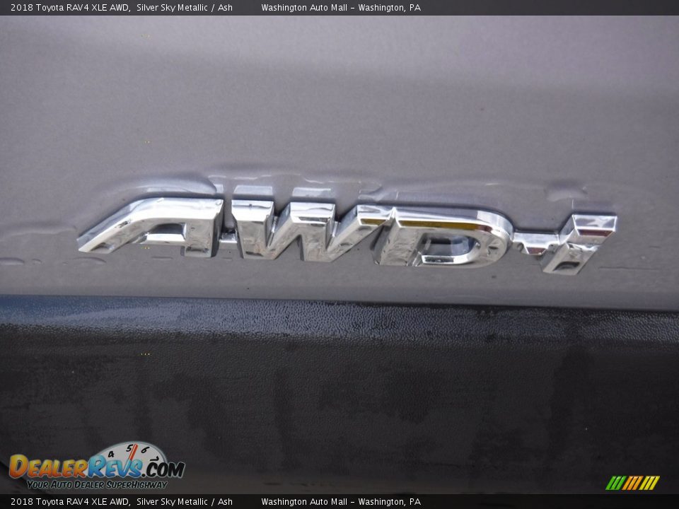 2018 Toyota RAV4 XLE AWD Silver Sky Metallic / Ash Photo #4