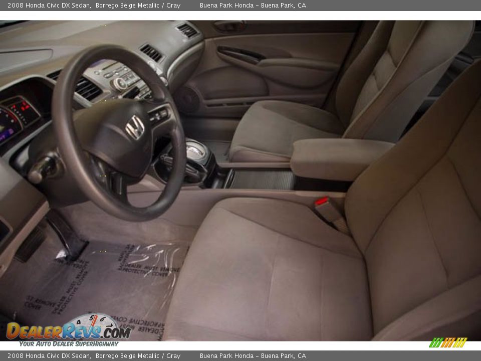 Gray Interior - 2008 Honda Civic DX Sedan Photo #3