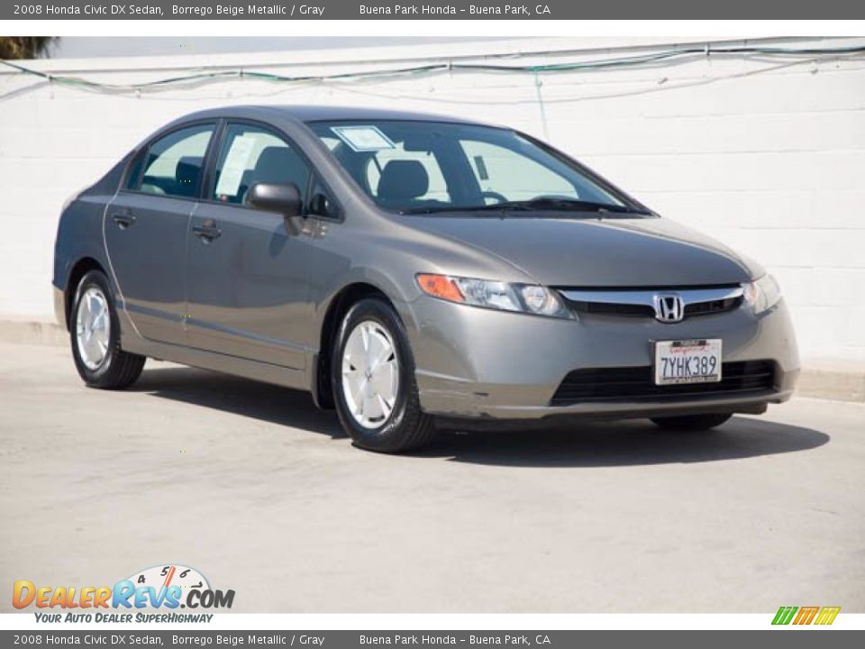 Borrego Beige Metallic 2008 Honda Civic DX Sedan Photo #4