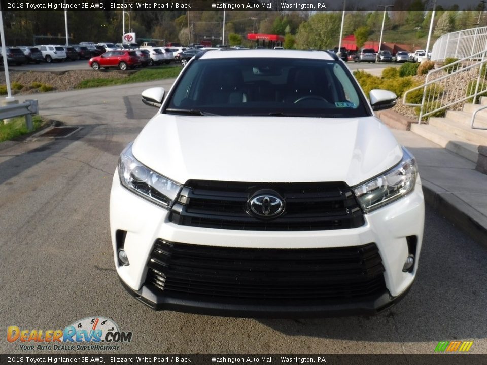 2018 Toyota Highlander SE AWD Blizzard White Pearl / Black Photo #13