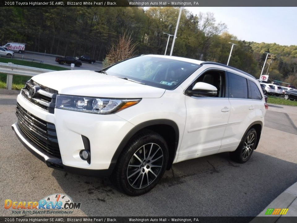 2018 Toyota Highlander SE AWD Blizzard White Pearl / Black Photo #14