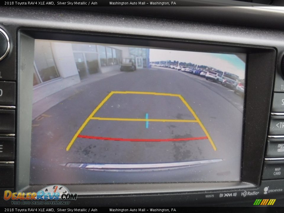 2018 Toyota RAV4 XLE AWD Silver Sky Metallic / Ash Photo #21
