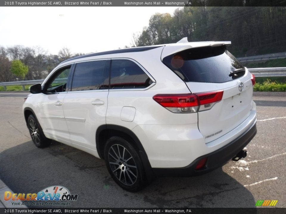 2018 Toyota Highlander SE AWD Blizzard White Pearl / Black Photo #15