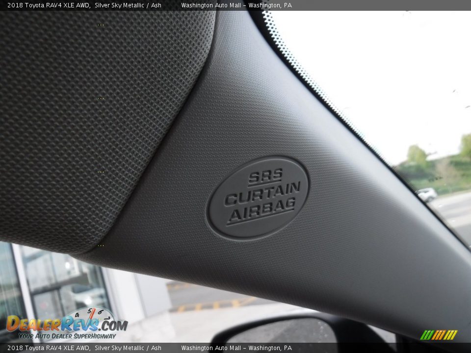 2018 Toyota RAV4 XLE AWD Silver Sky Metallic / Ash Photo #22