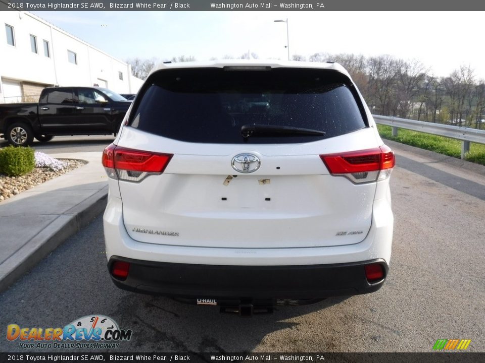 2018 Toyota Highlander SE AWD Blizzard White Pearl / Black Photo #16