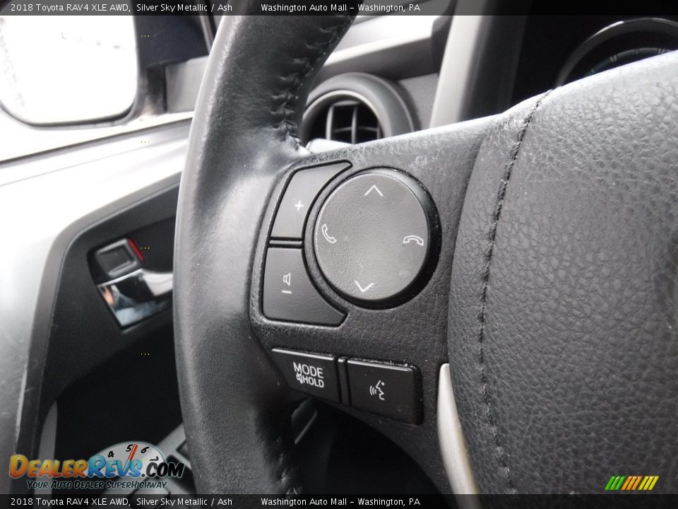 2018 Toyota RAV4 XLE AWD Silver Sky Metallic / Ash Photo #23