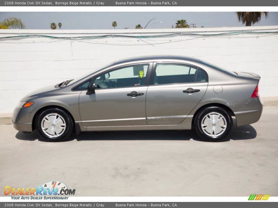Borrego Beige Metallic 2008 Honda Civic DX Sedan Photo #14