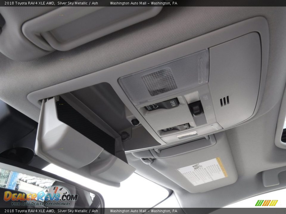 2018 Toyota RAV4 XLE AWD Silver Sky Metallic / Ash Photo #26