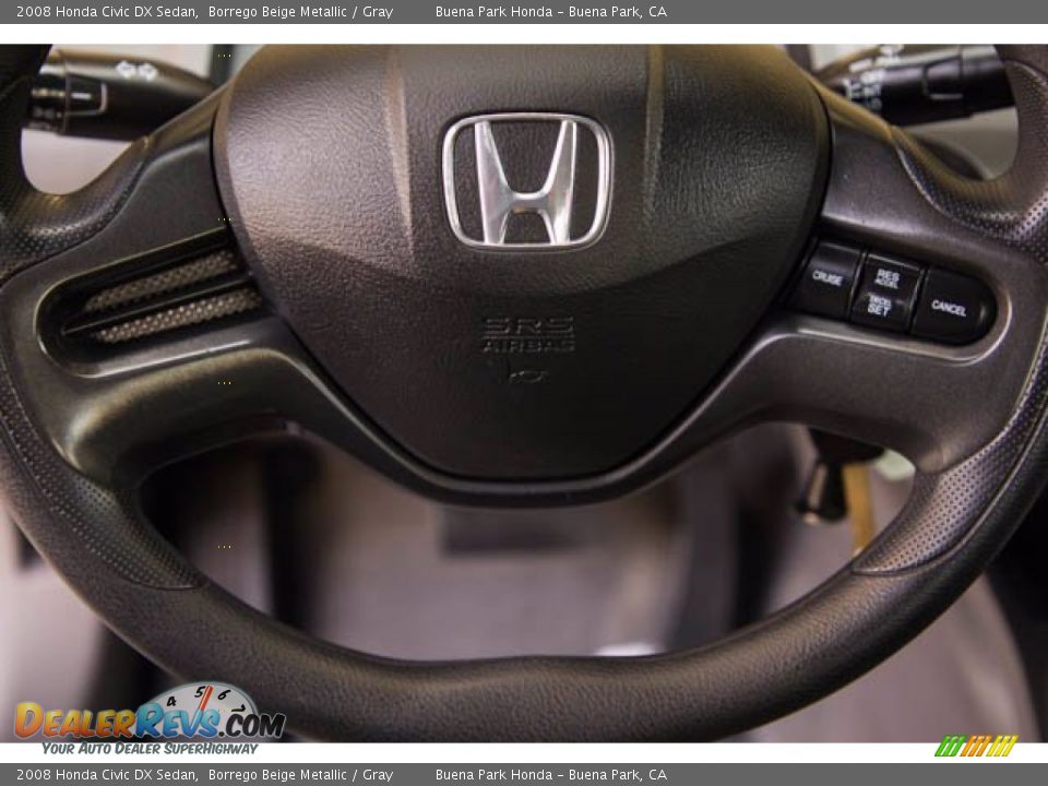 2008 Honda Civic DX Sedan Steering Wheel Photo #19