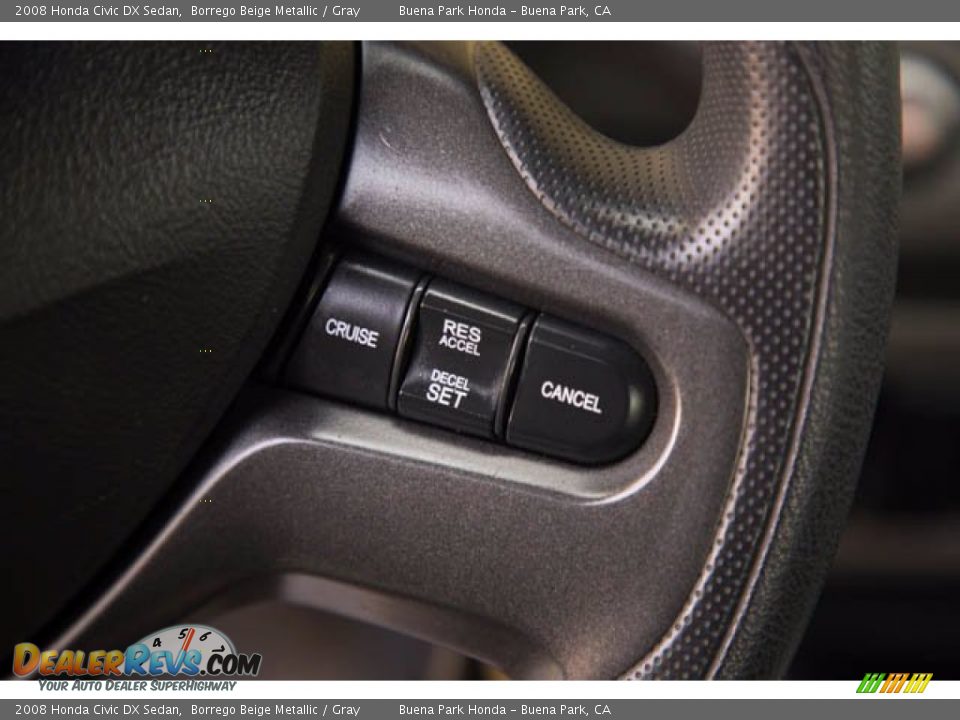 2008 Honda Civic DX Sedan Steering Wheel Photo #20