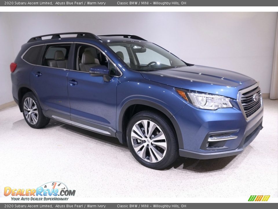 2020 Subaru Ascent Limited Abyss Blue Pearl / Warm Ivory Photo #1