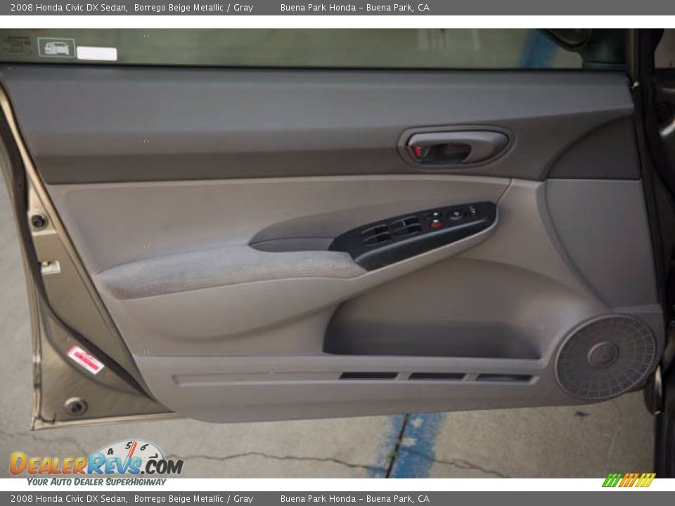 Door Panel of 2008 Honda Civic DX Sedan Photo #30