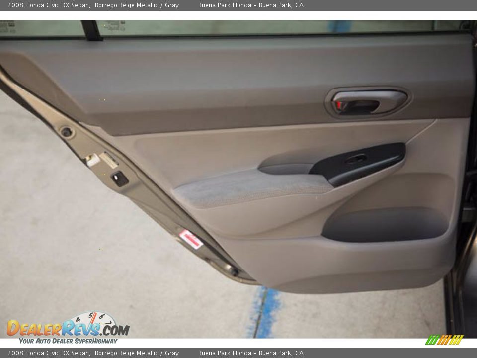 Door Panel of 2008 Honda Civic DX Sedan Photo #32