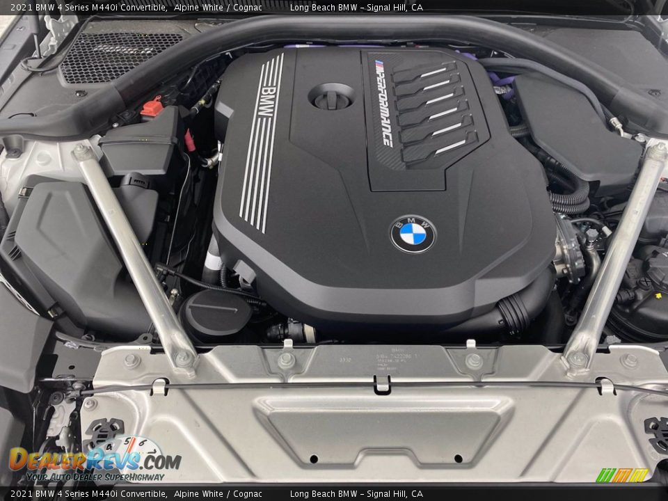2021 BMW 4 Series M440i Convertible 3.0 Liter DI TwinPower Turbocharged DOHC 24-Valve Inline 6 Cylinder Engine Photo #9