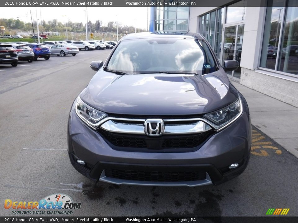 2018 Honda CR-V EX-L AWD Modern Steel Metallic / Black Photo #5