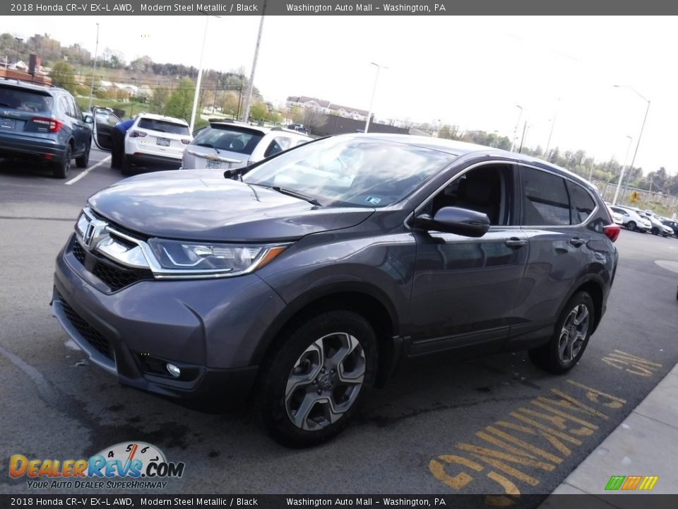 2018 Honda CR-V EX-L AWD Modern Steel Metallic / Black Photo #6
