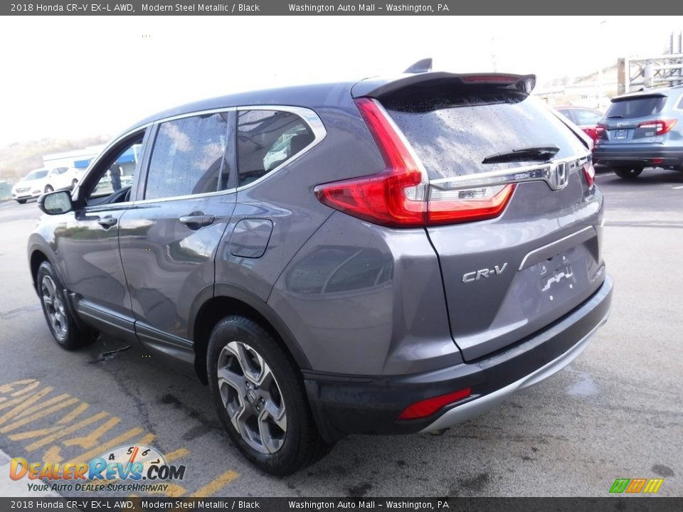 2018 Honda CR-V EX-L AWD Modern Steel Metallic / Black Photo #7