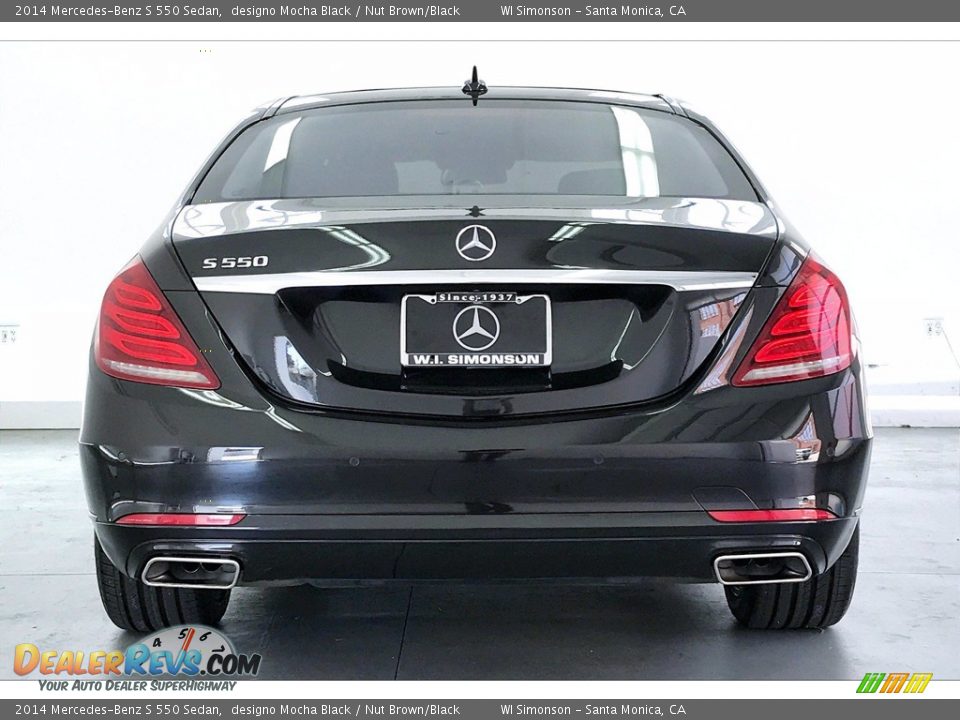 designo Mocha Black 2014 Mercedes-Benz S 550 Sedan Photo #3