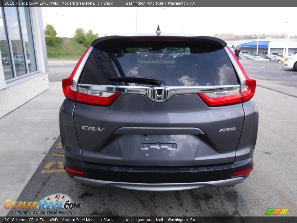 2018 Honda CR-V EX-L AWD Modern Steel Metallic / Black Photo #8