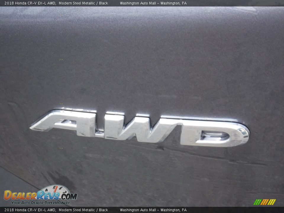 2018 Honda CR-V EX-L AWD Modern Steel Metallic / Black Photo #10