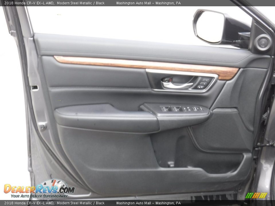 2018 Honda CR-V EX-L AWD Modern Steel Metallic / Black Photo #13