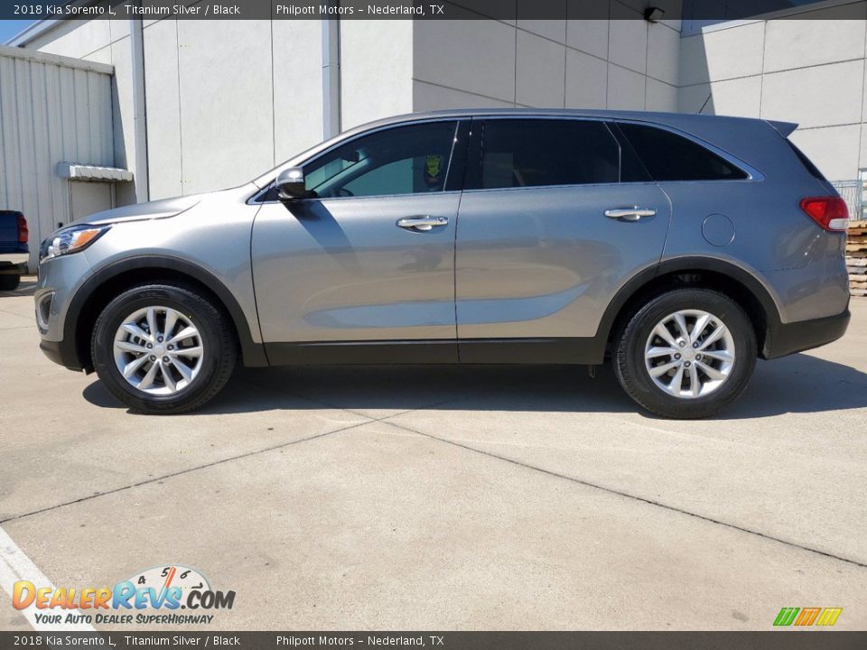 2018 Kia Sorento L Titanium Silver / Black Photo #6