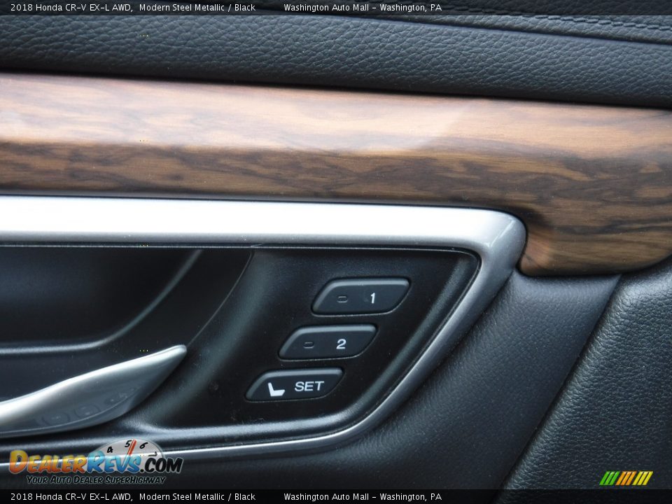 2018 Honda CR-V EX-L AWD Modern Steel Metallic / Black Photo #14